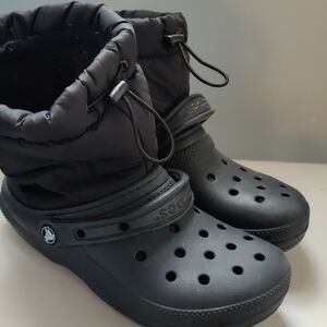 CROCS Black All-Weather Rain and Snow Boots
